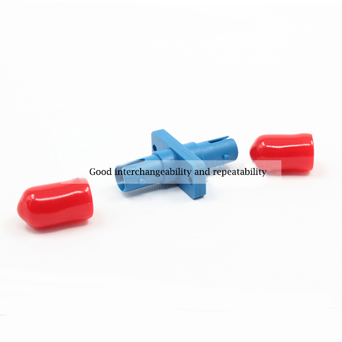 단일 모드 Single Core Plastic Flange Plate ST Fiber Optic Adapter - Click Image to Close